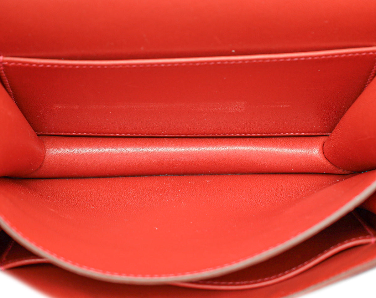 Hermes Rouge Casaque Constance 18 Bag