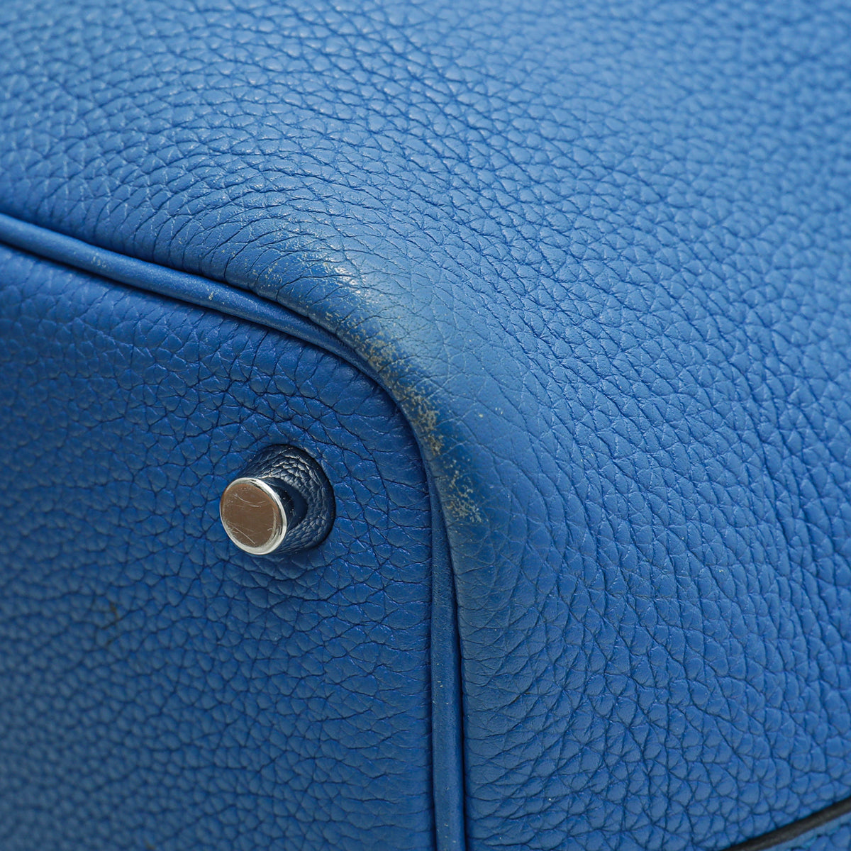 Hermes Bleu Zellige Picotin Lock 18 Bag