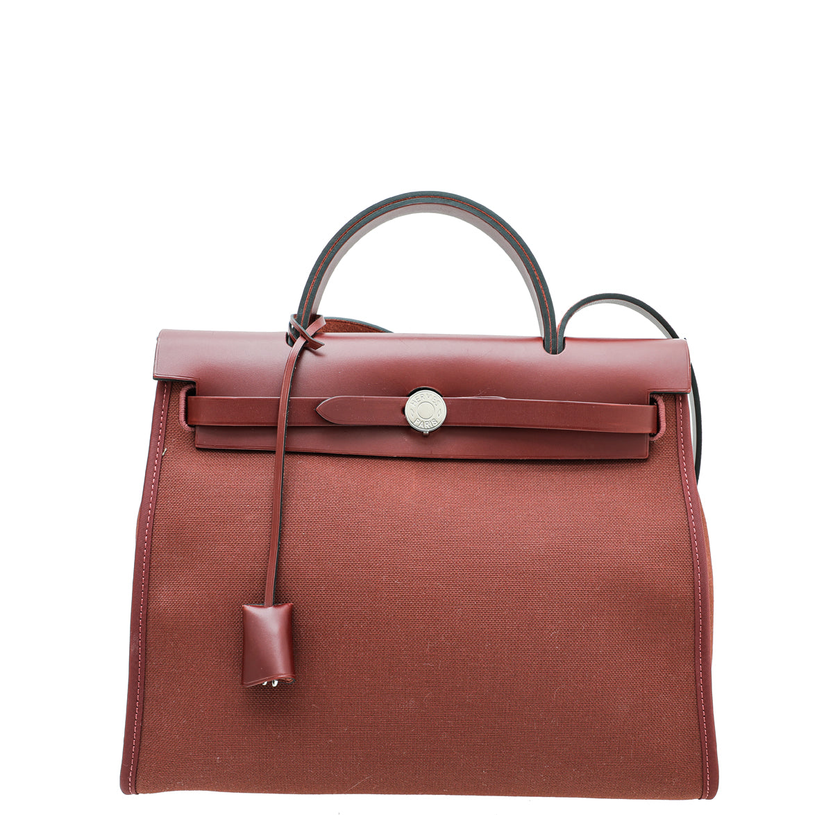 Hermes Rouge H Sellier Herbag Zip 31 PM Bag