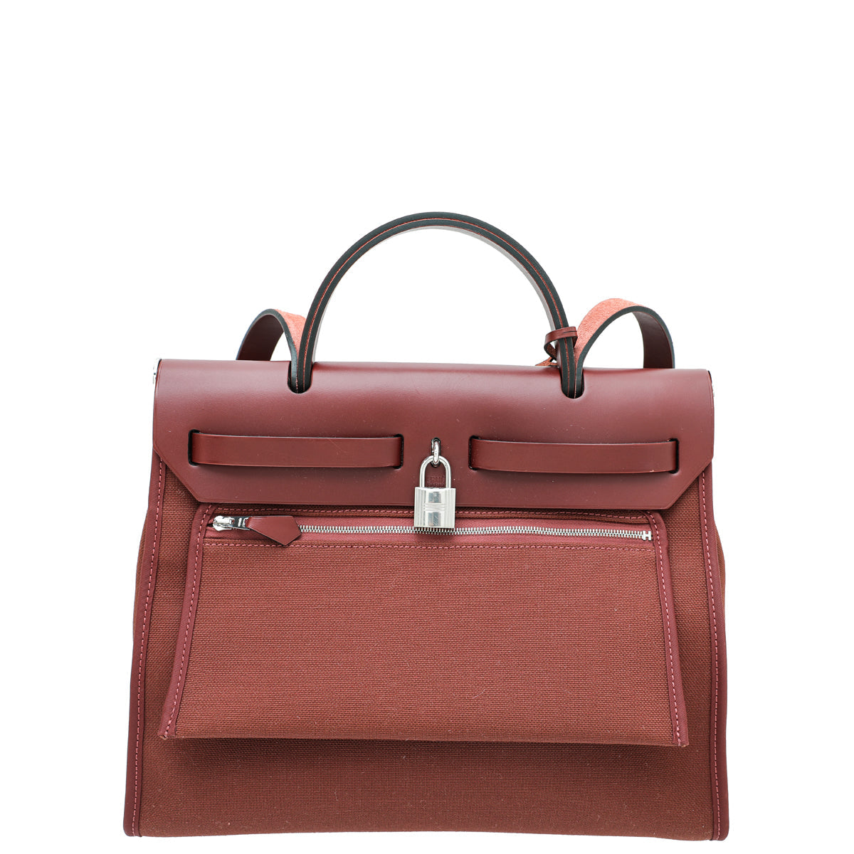 Hermes Rouge H Sellier Herbag Zip 31 PM Bag