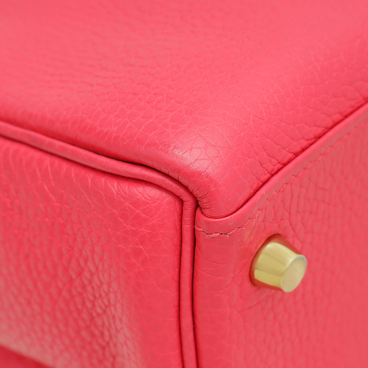 Hermes Rose Tyrien Retourne Kelly 28 Bag