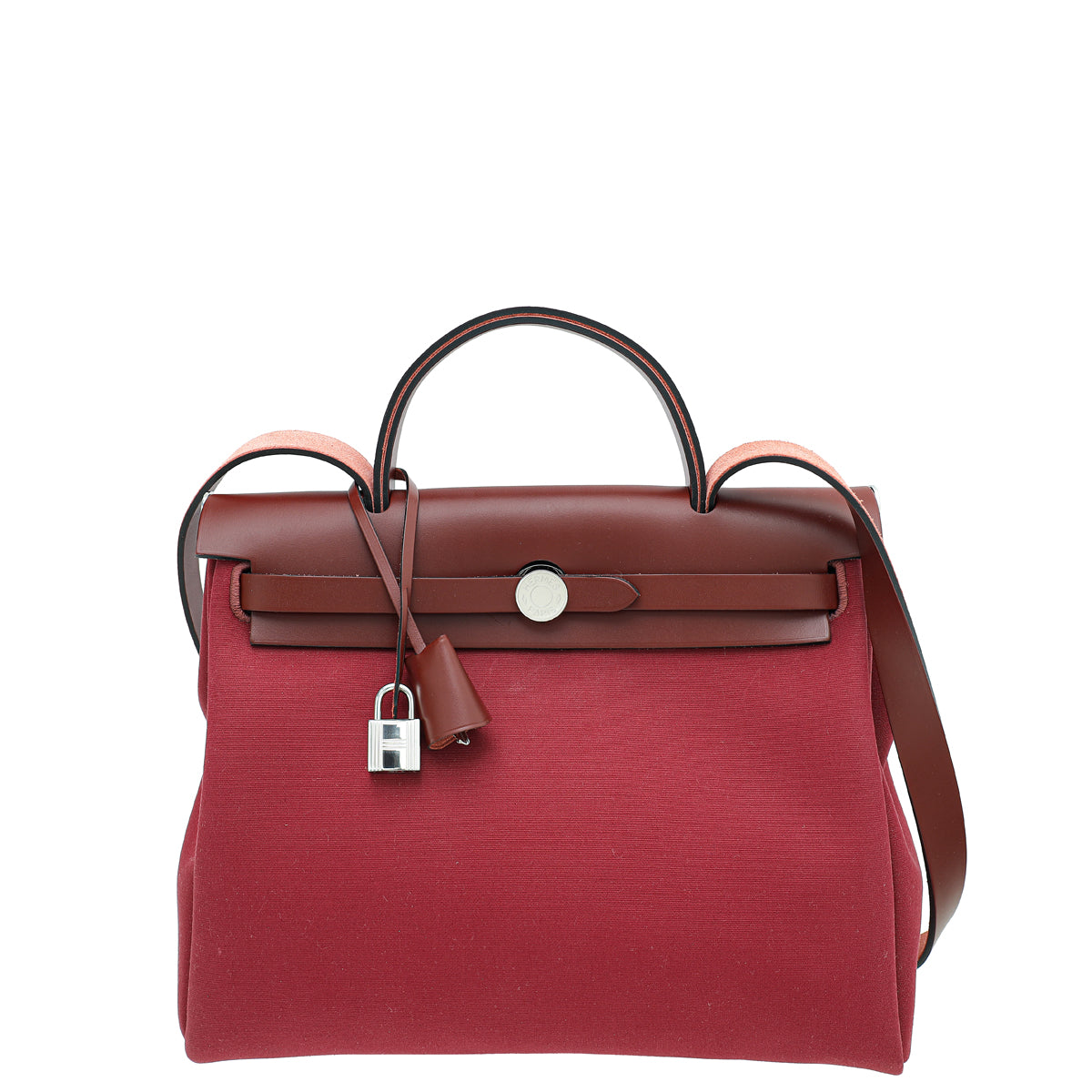 Hermes Rubis Bubblegum Retourne Verso Herbag 31 PM Bag