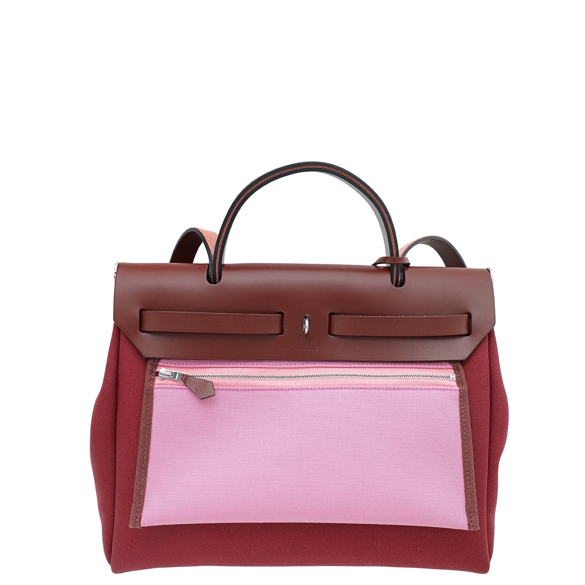 Hermes Rubis Bubblegum Retourne Verso Herbag 31 PM Bag