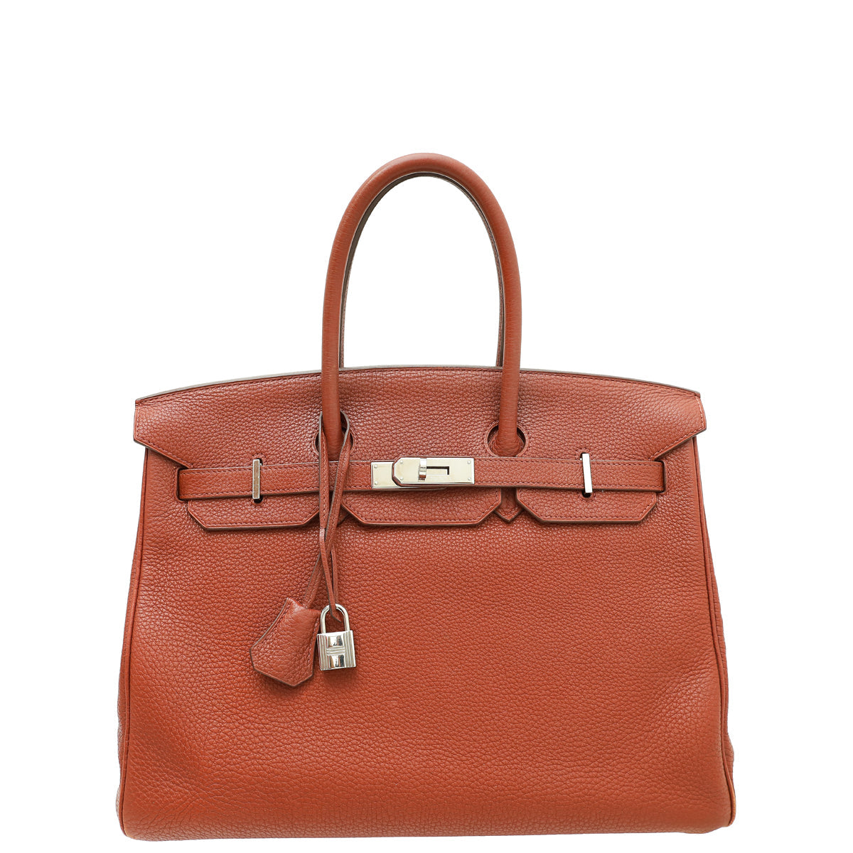 Hermes Cuivre Retourne Birkin 35 Bag