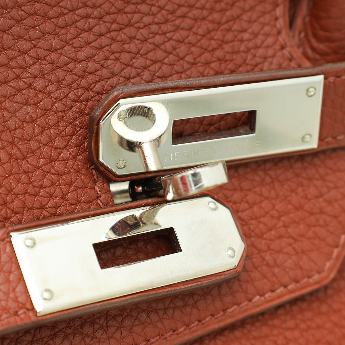 Hermes Cuivre Retourne Birkin 35 Bag