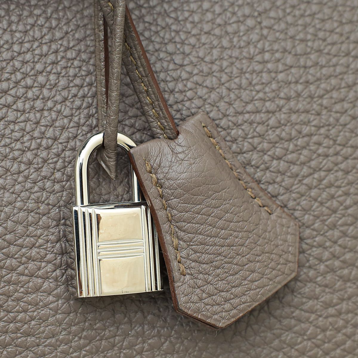 Hermes Etain Retourne Birkin 35 Bag