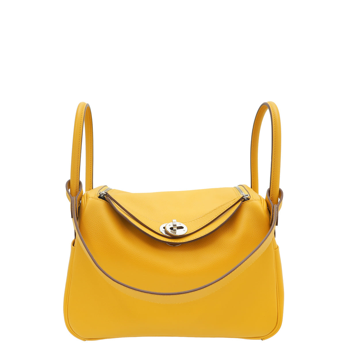 Hermes Jaune Ambre Lindy 26 Bag