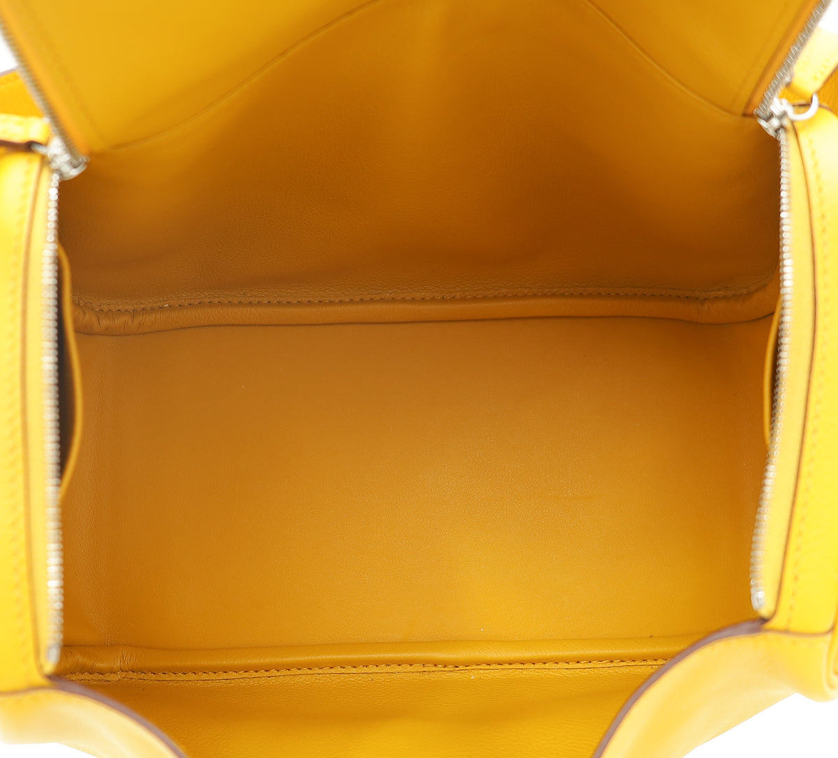 Hermes Jaune Ambre Lindy 26 Bag