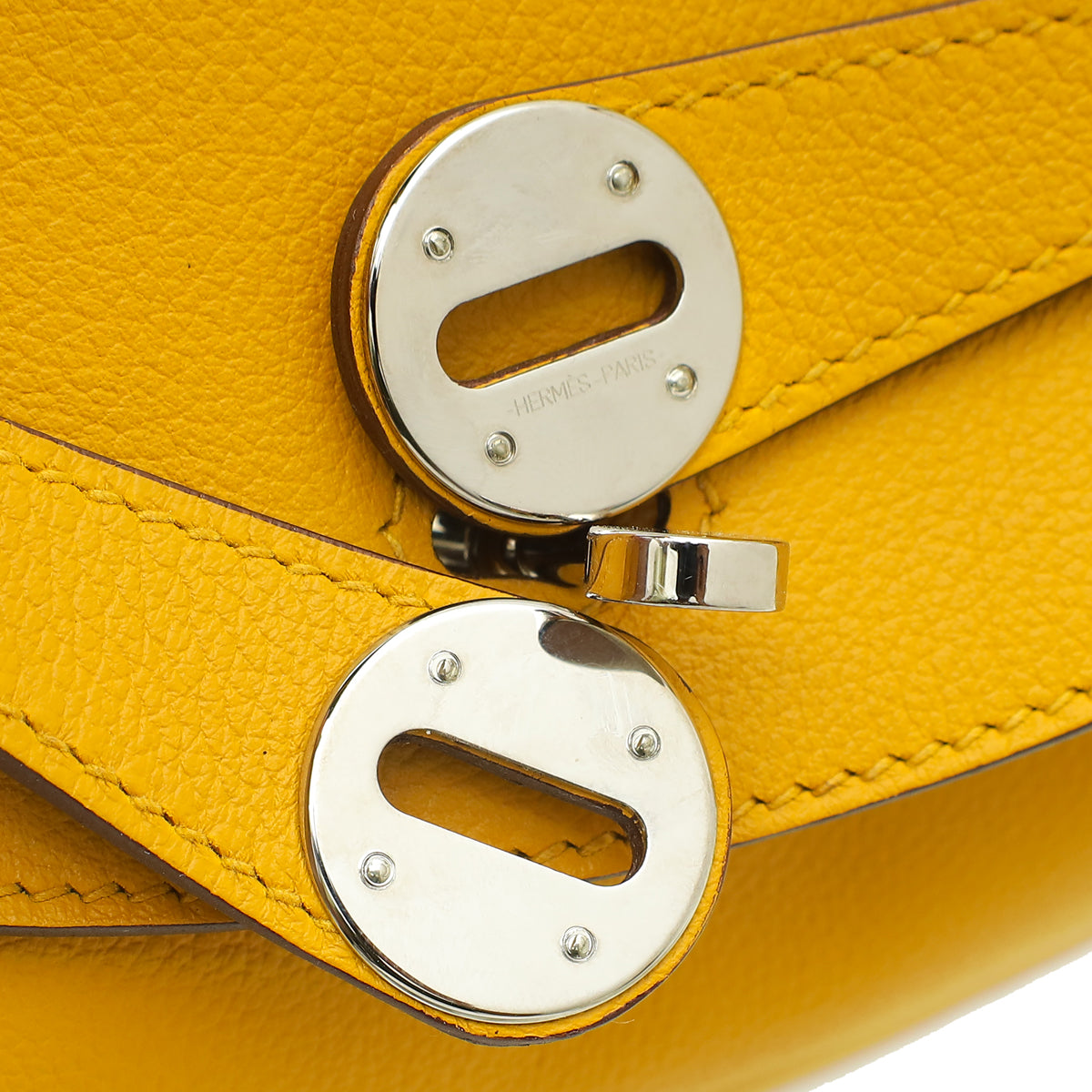 Hermes Jaune Ambre Lindy 26 Bag