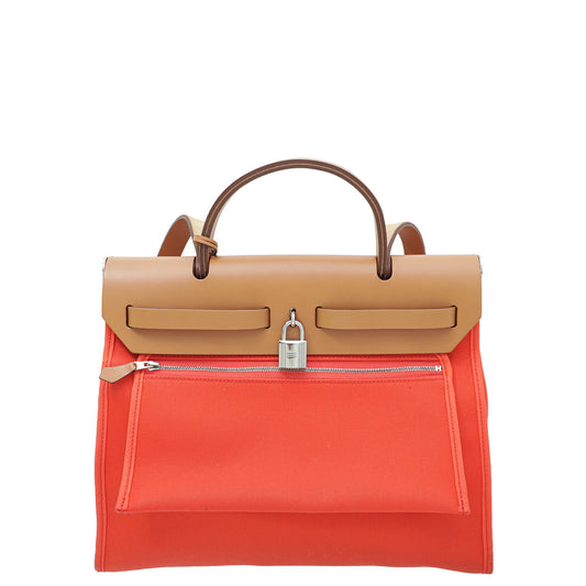 Hermes Bicolor Sellier Herbag 31 PM Bag