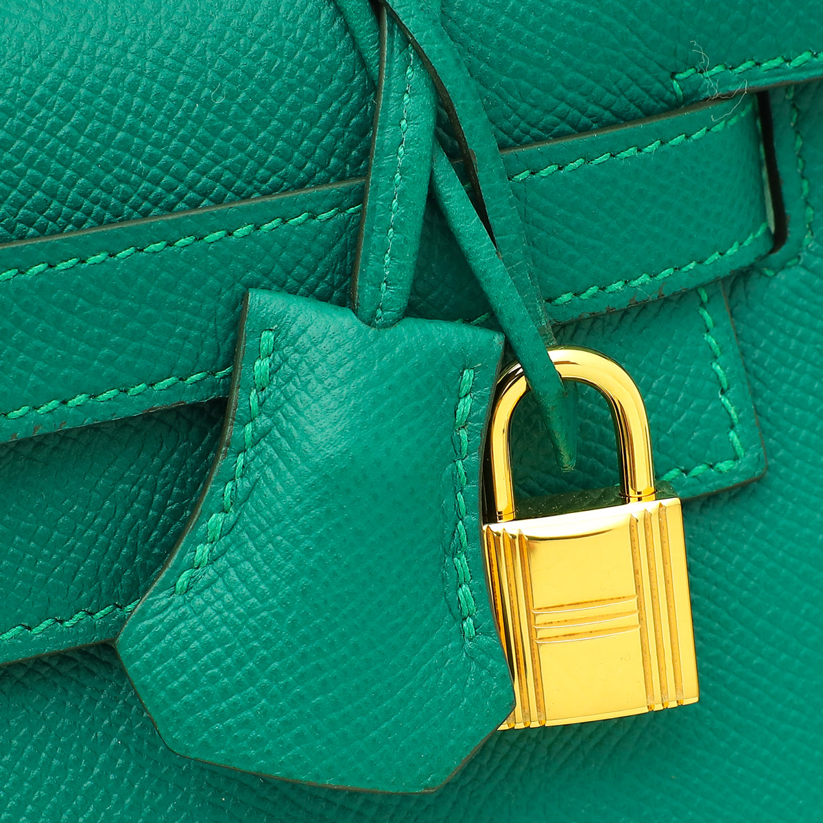 Hermes Malachite Sellier Kelly 28 Bag