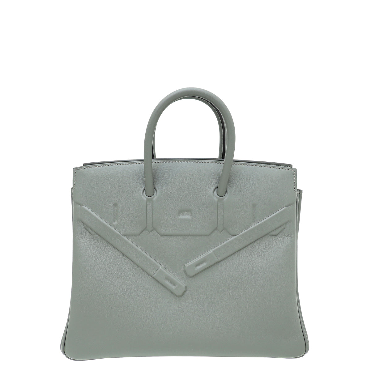 Hermes Gris Meyey Shadow Birkin 25 Bag