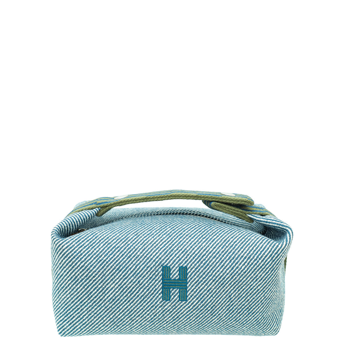 Hermes Blue Abysse Bride-A-Brac H Natte Small Model Case