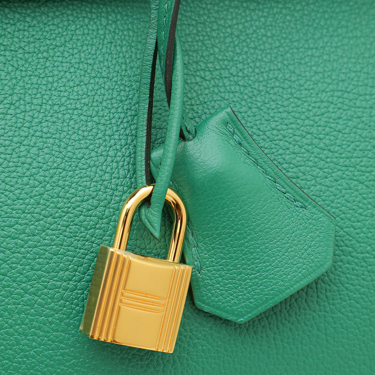 Hermes Vert Vertigo Retourne Birkin 30 Bag