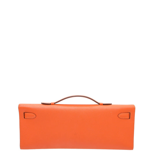 Hermes Potiron Kelly Cut Clutch