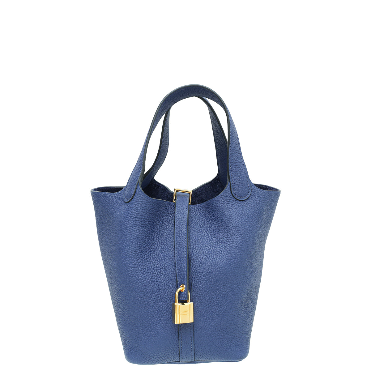 Hermes Blue Electric Picotin Lock 18 Bag