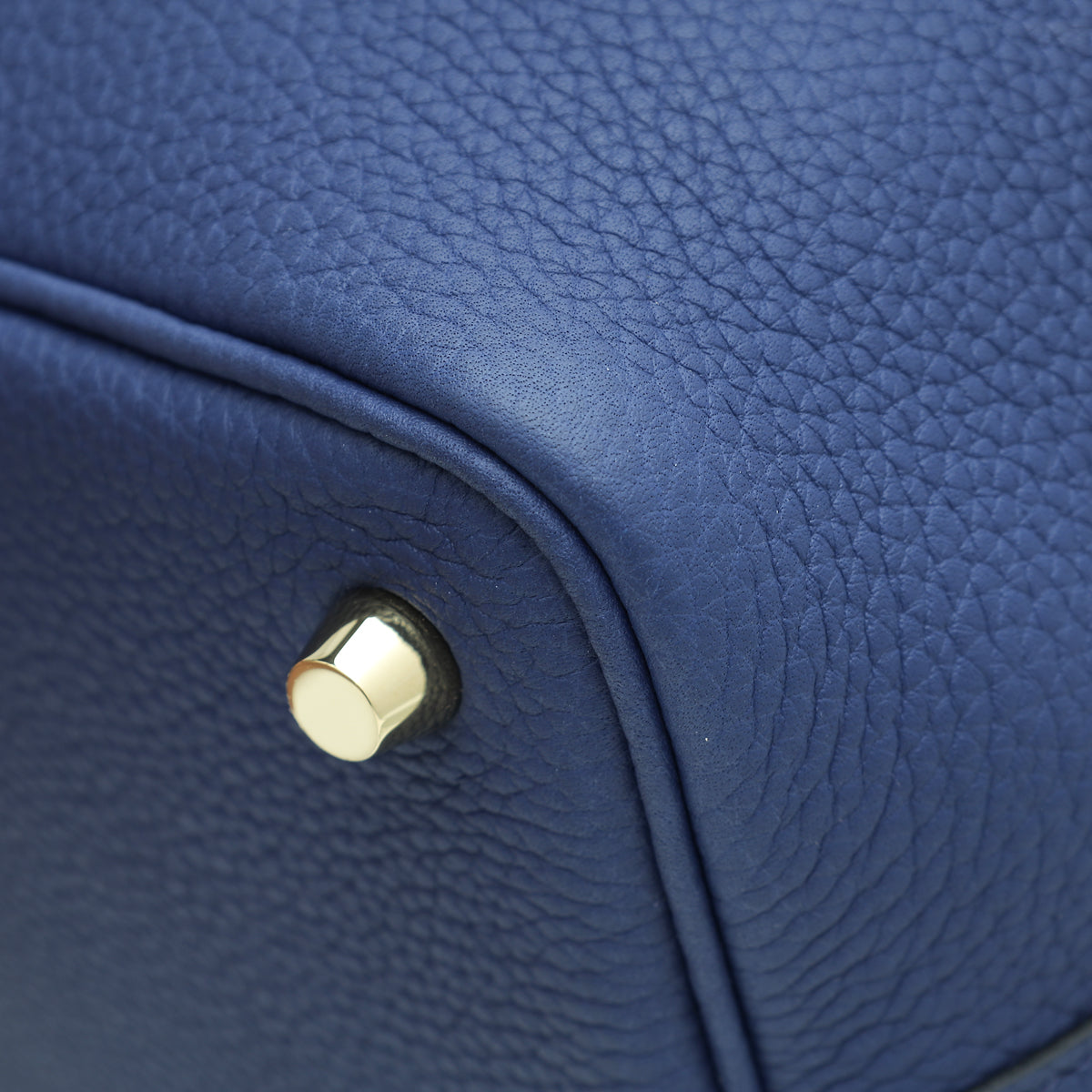 Hermes Blue Electric Picotin Lock 18 Bag