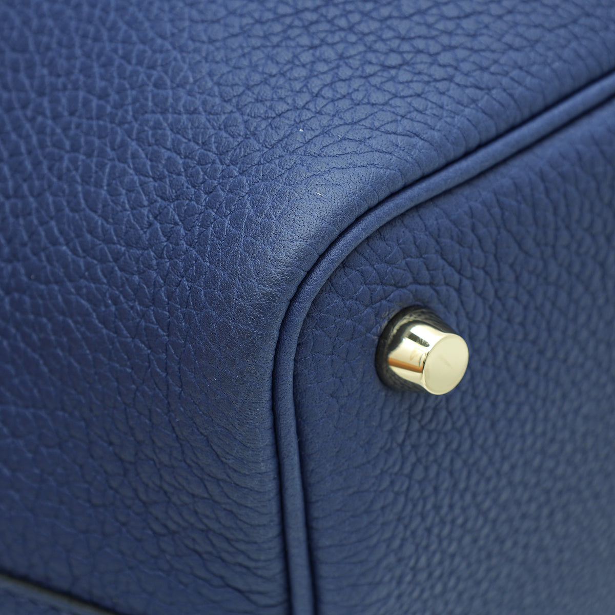 Hermes Blue Electric Picotin Lock 18 Bag