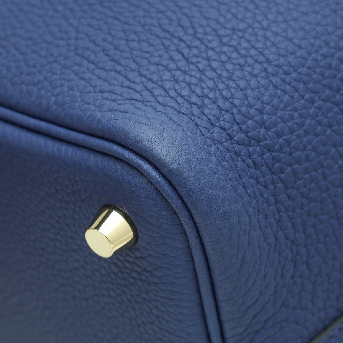 Hermes Blue Electric Picotin Lock 18 Bag