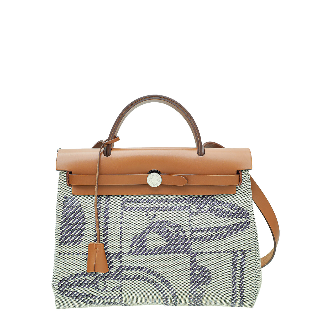 Hermes Multicolor Herbag Zip 31 PM Bag with "Brides de Gala Desordre" Motif