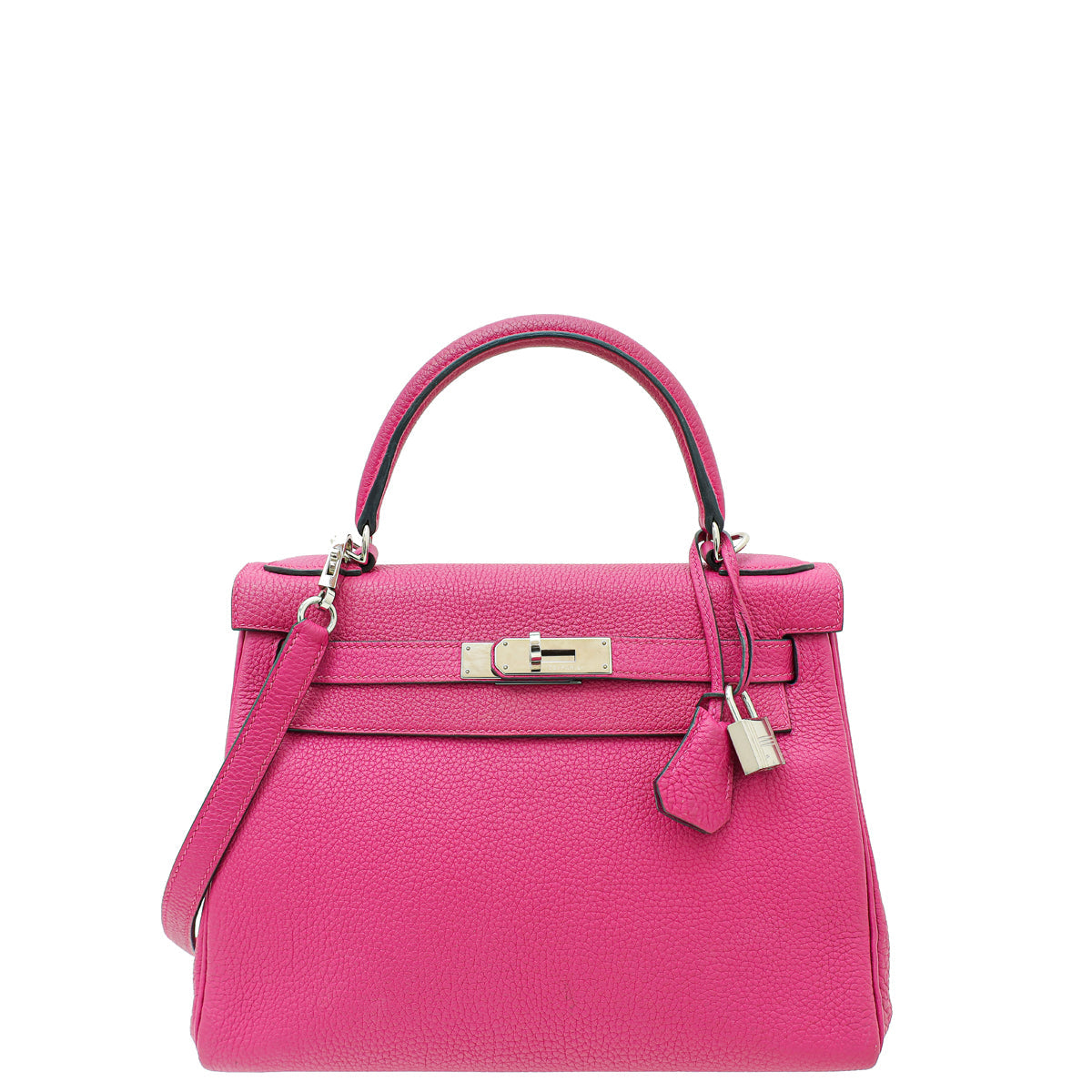 Hermes Rose Pourpre Retourne Kelly 28 Bag