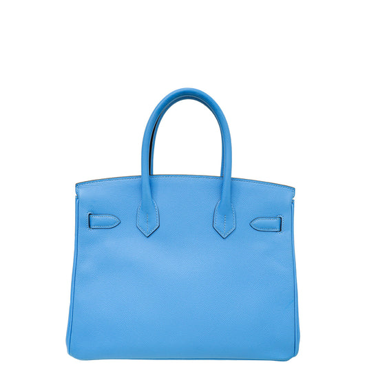 Hermes Bleu Paradise Birkin 30 Bag