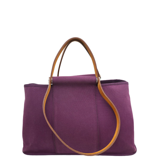 Hermes Cassis Toile Cabag 39 Bag