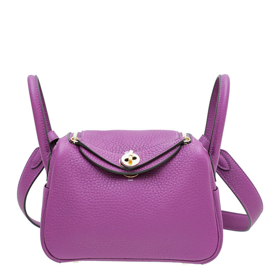 Hermes Anemone Mini Lindy 20 Bag