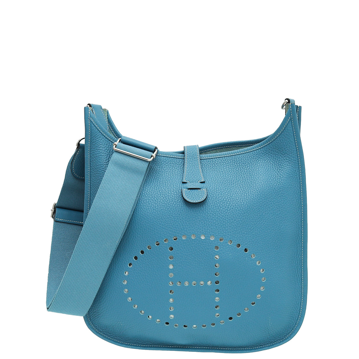 Hermes Blue Jeans Evelyne III GM Bag