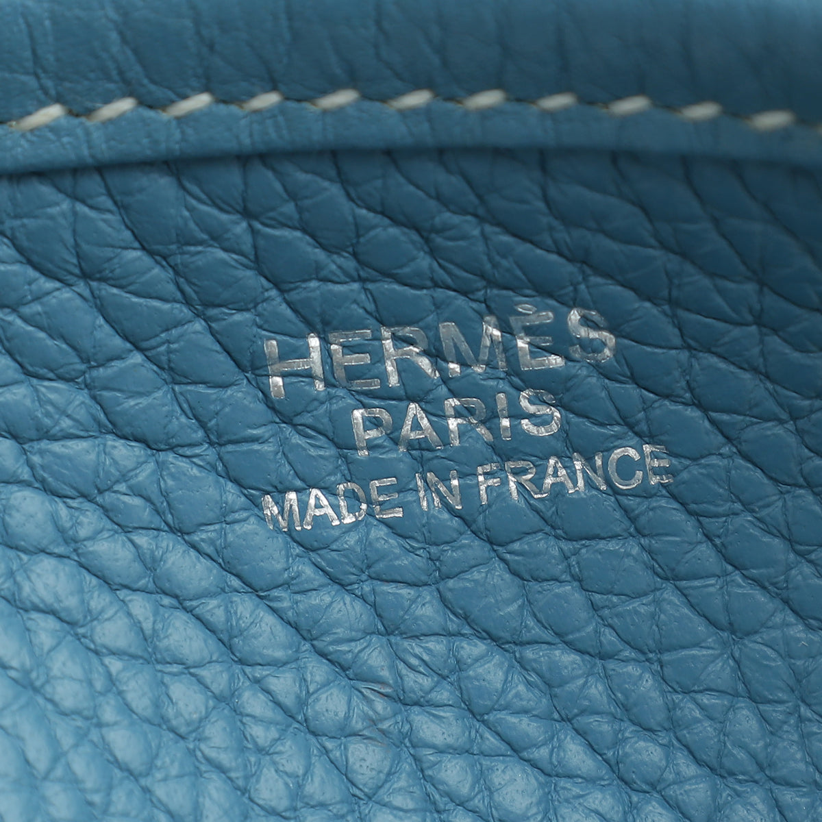 Hermes Blue Jeans Evelyne III GM Bag