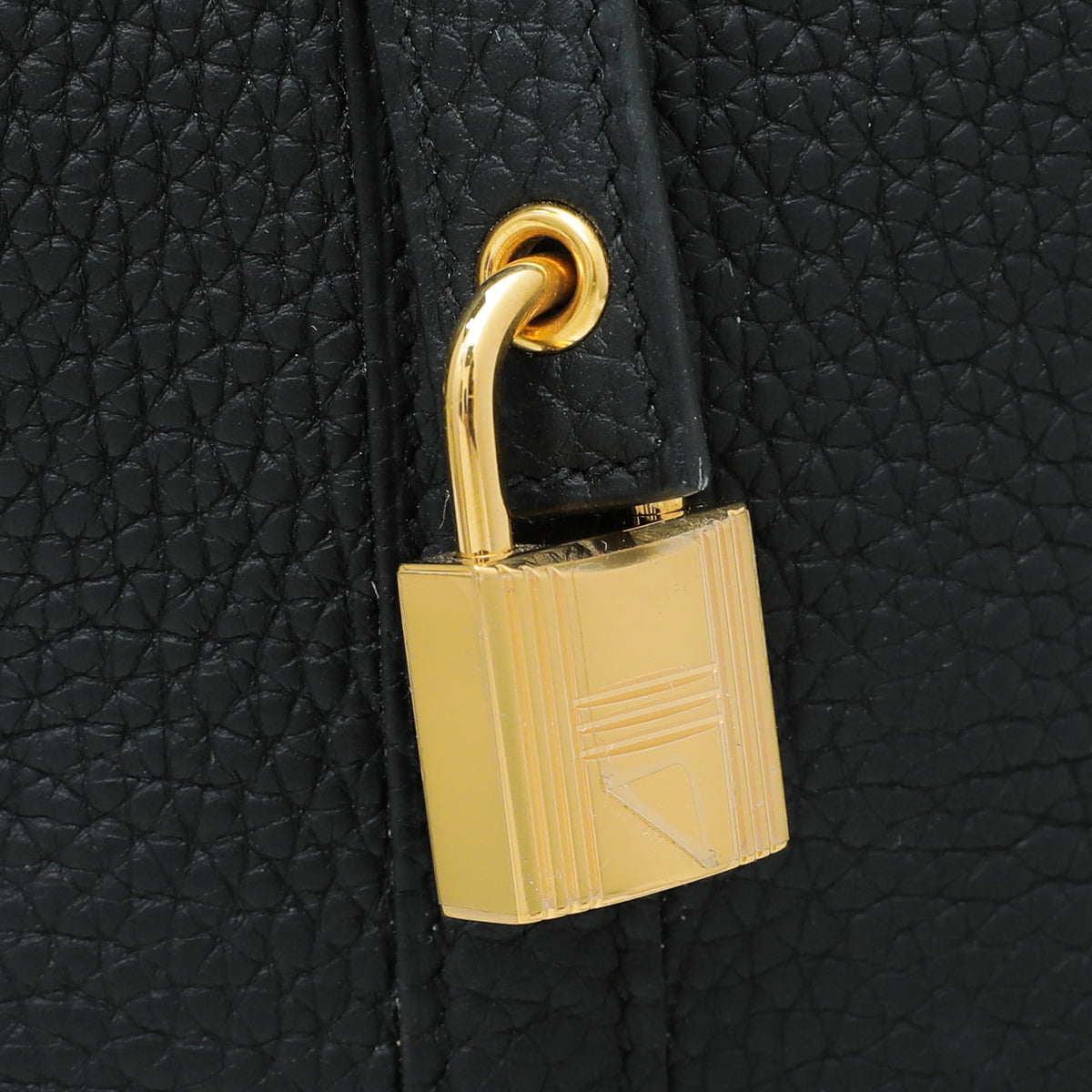 Hermes Noir Alligator Mat Handle Picotin Lock 18 Bag