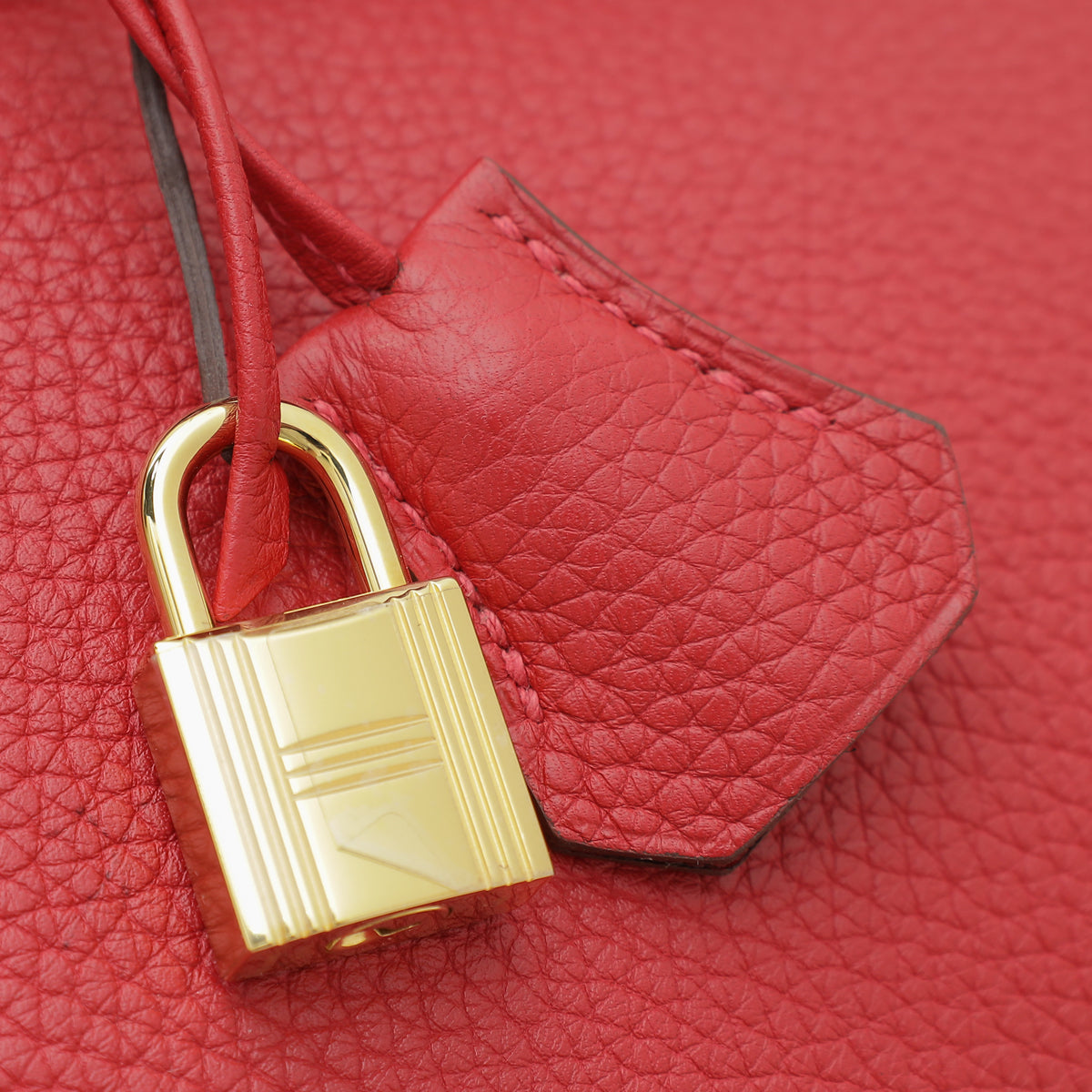 Hermes Rouge Casaque Retourne Birkin 30 Bag