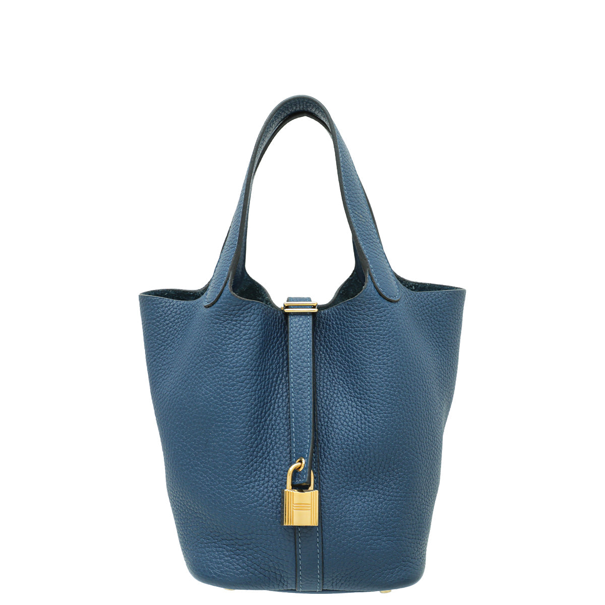 Hermes Bleu Thalassa Picotin Lock 18 Bag