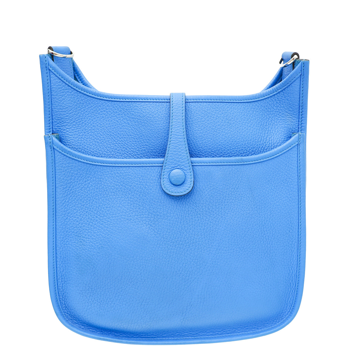 Hermes Bleu Zanzibar Evelyne III PM Bag