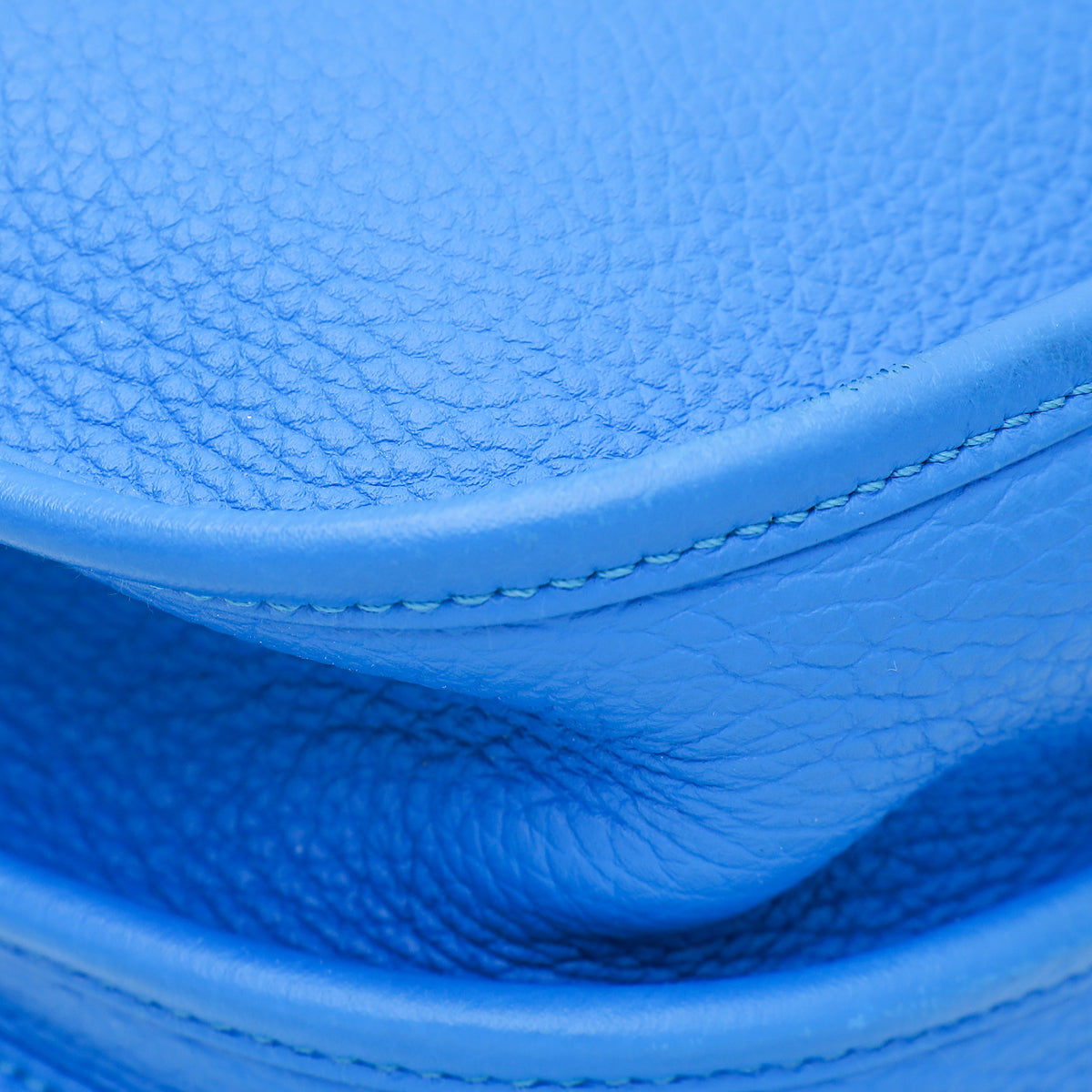 Hermes Bleu Zanzibar Evelyne III PM Bag