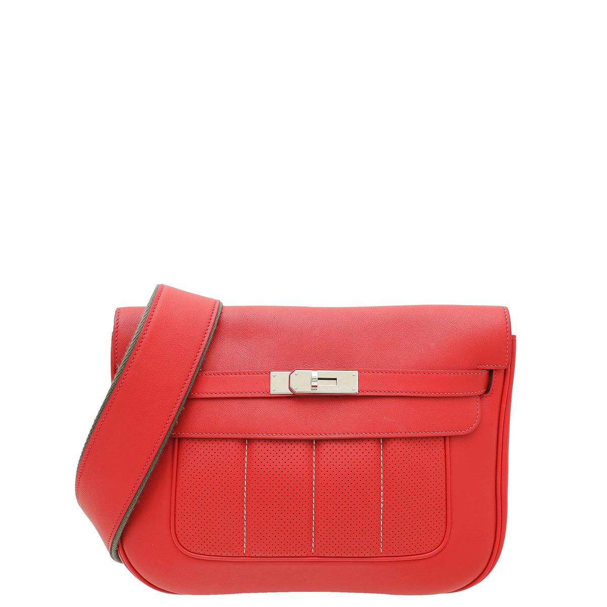 Hermes Rouge Vif Swift Sac Berline 28 Bag