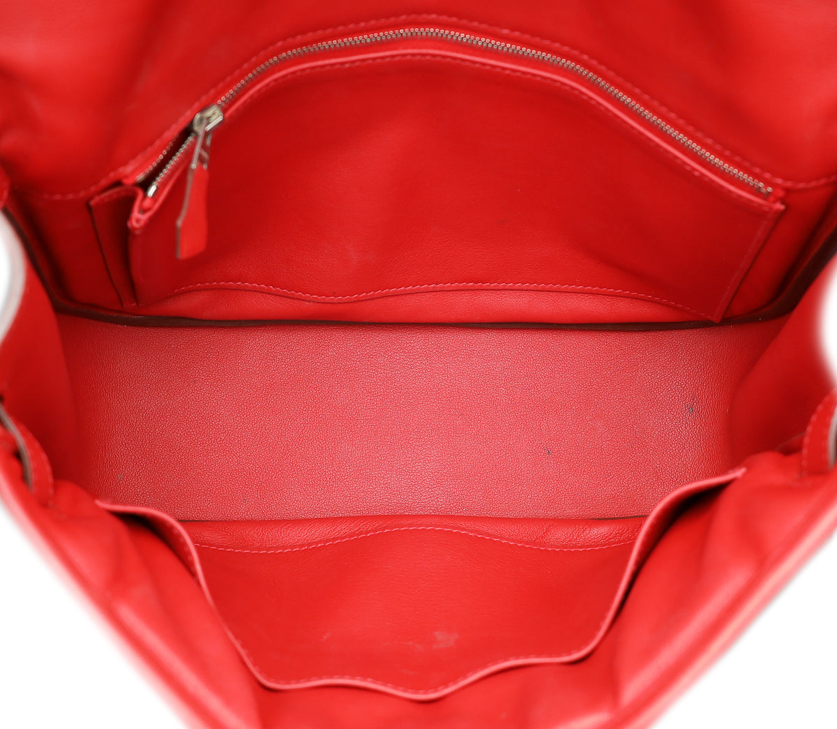 Hermes Rouge Vif Swift Sac Berline 28 Bag