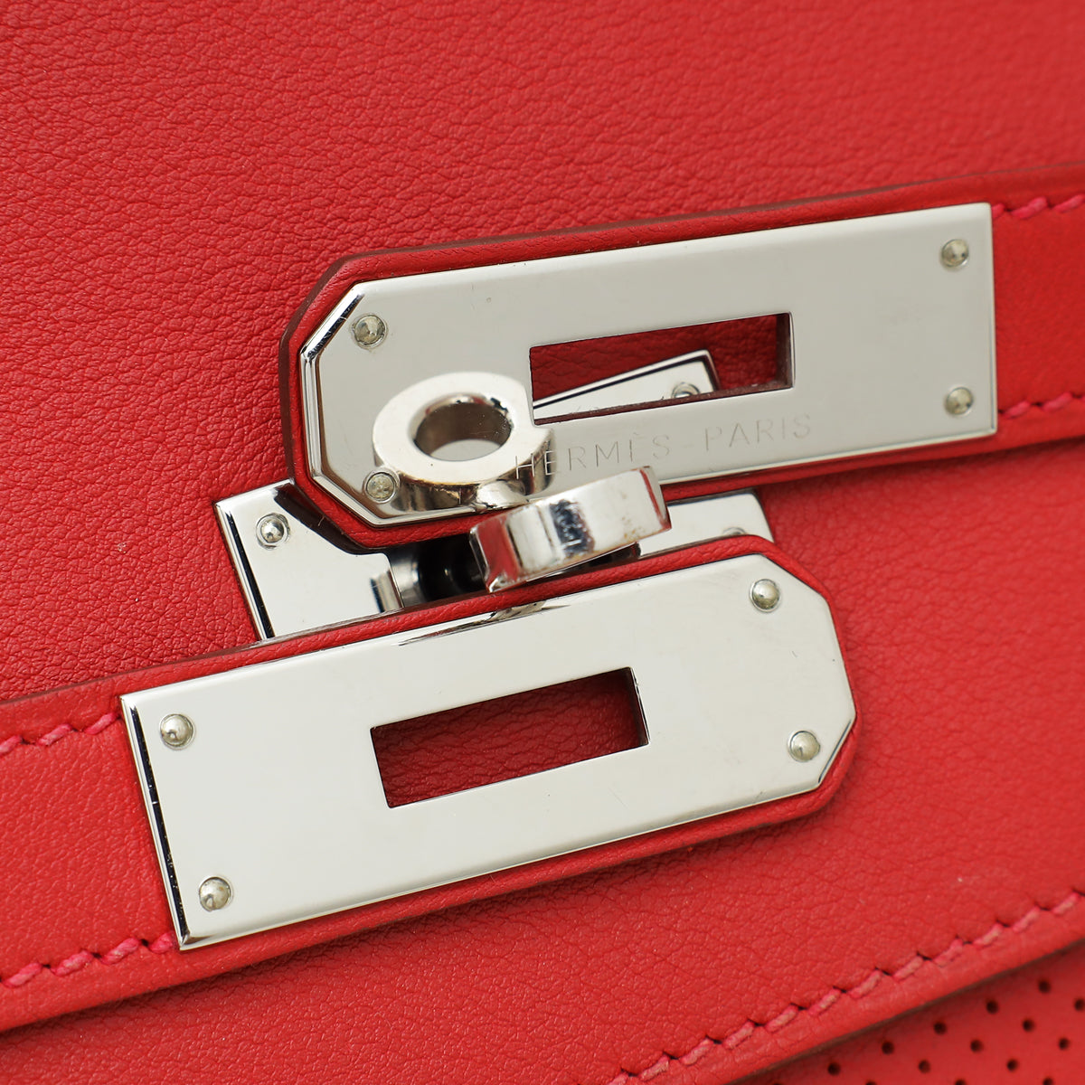 Hermes Rouge Vif Swift Sac Berline 28 Bag