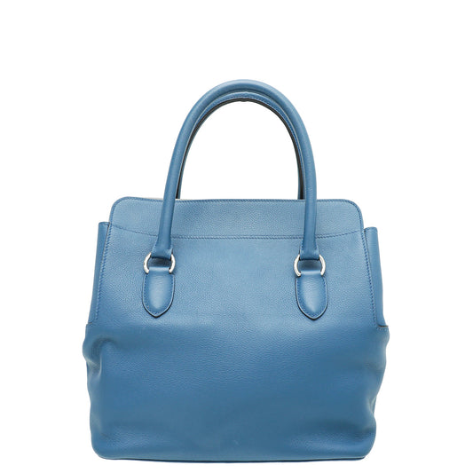 Hermes Bleu De Galice Novillo Toolbox 26 Bag