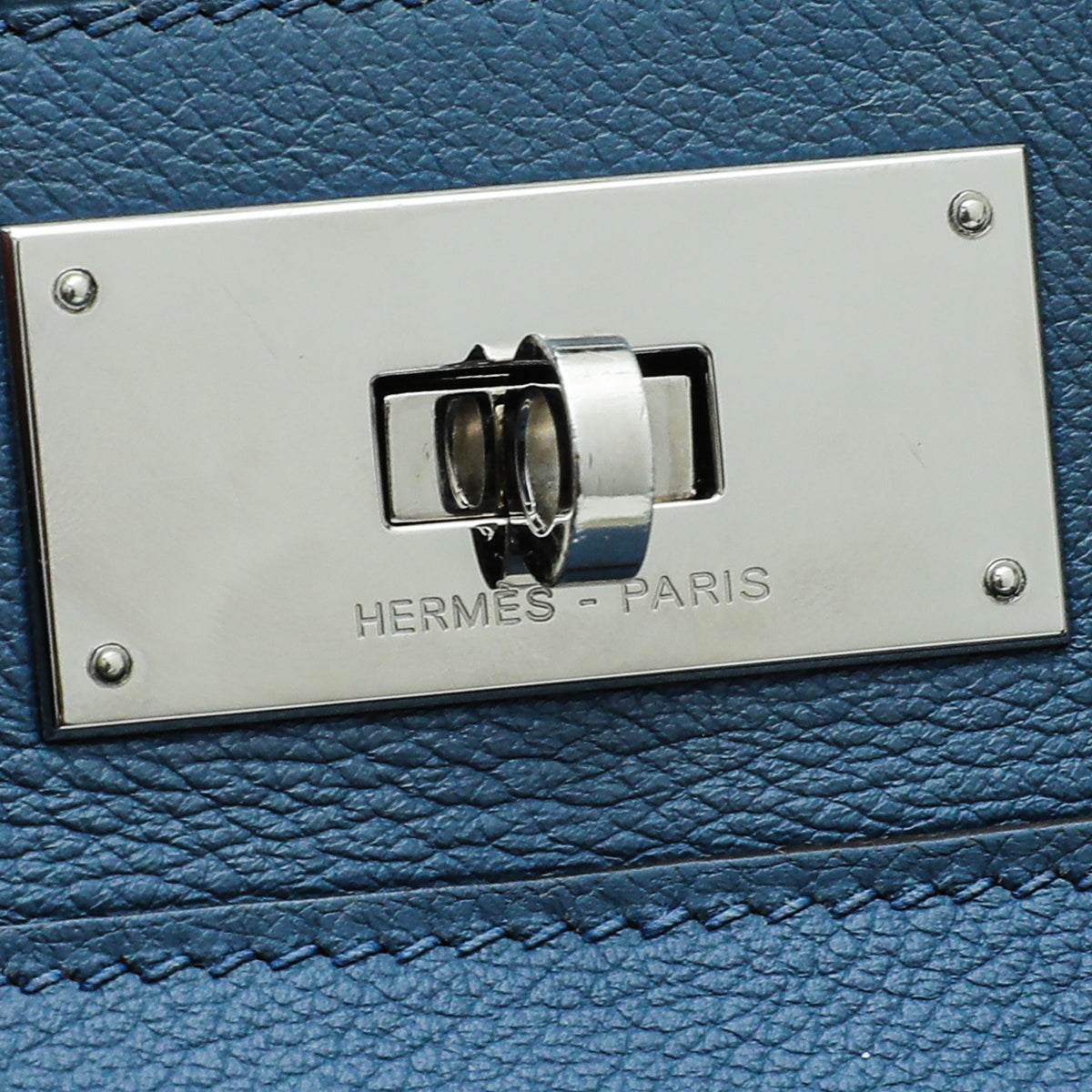 Hermes Bleu De Galice Novillo Toolbox 26 Bag