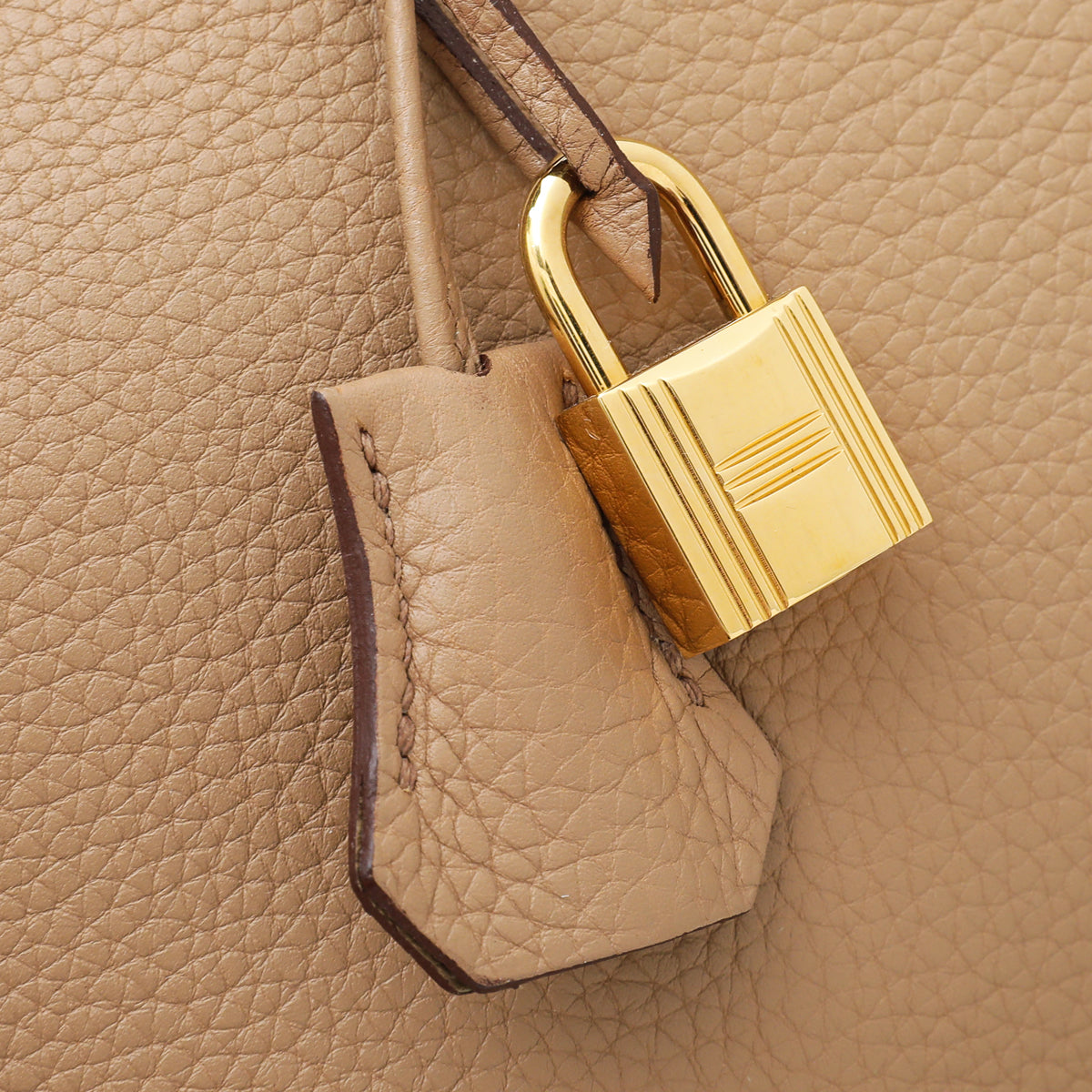 Hermes Tabac Camel Birkin 35 Bag