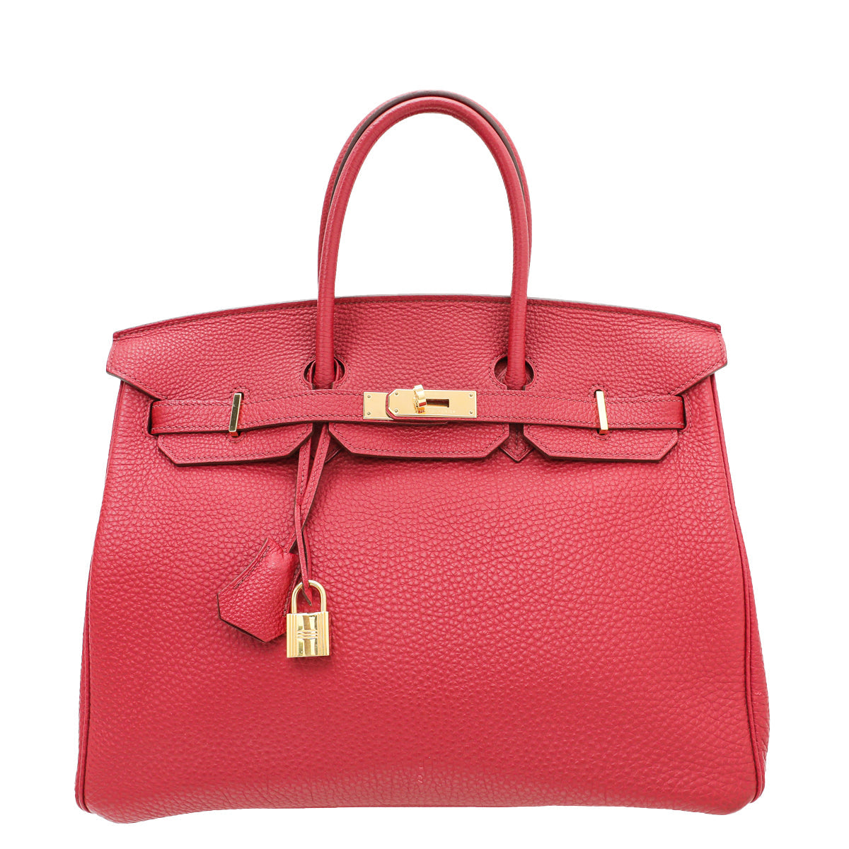 Hermes Rouge Vif Birkin 35 Bag