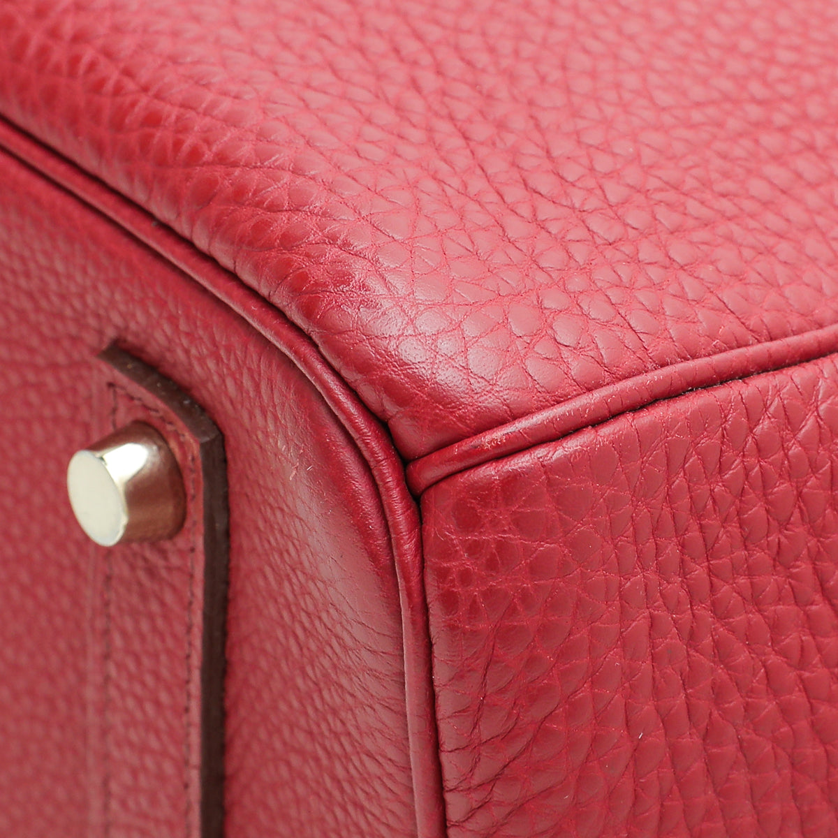 Hermes Rouge Vif Birkin 35 Bag