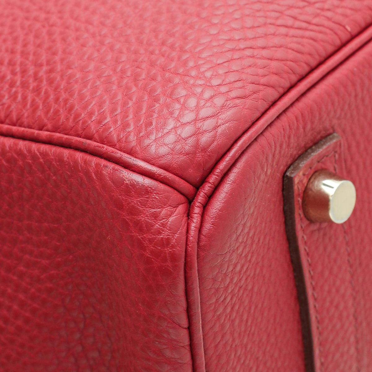 Hermes Rouge Vif Birkin 35 Bag