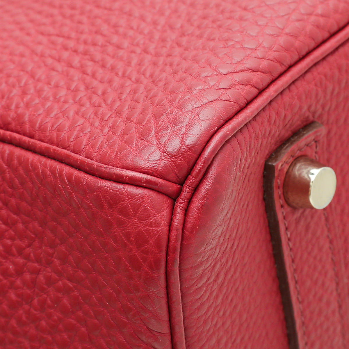 Hermes Rouge Vif Birkin 35 Bag