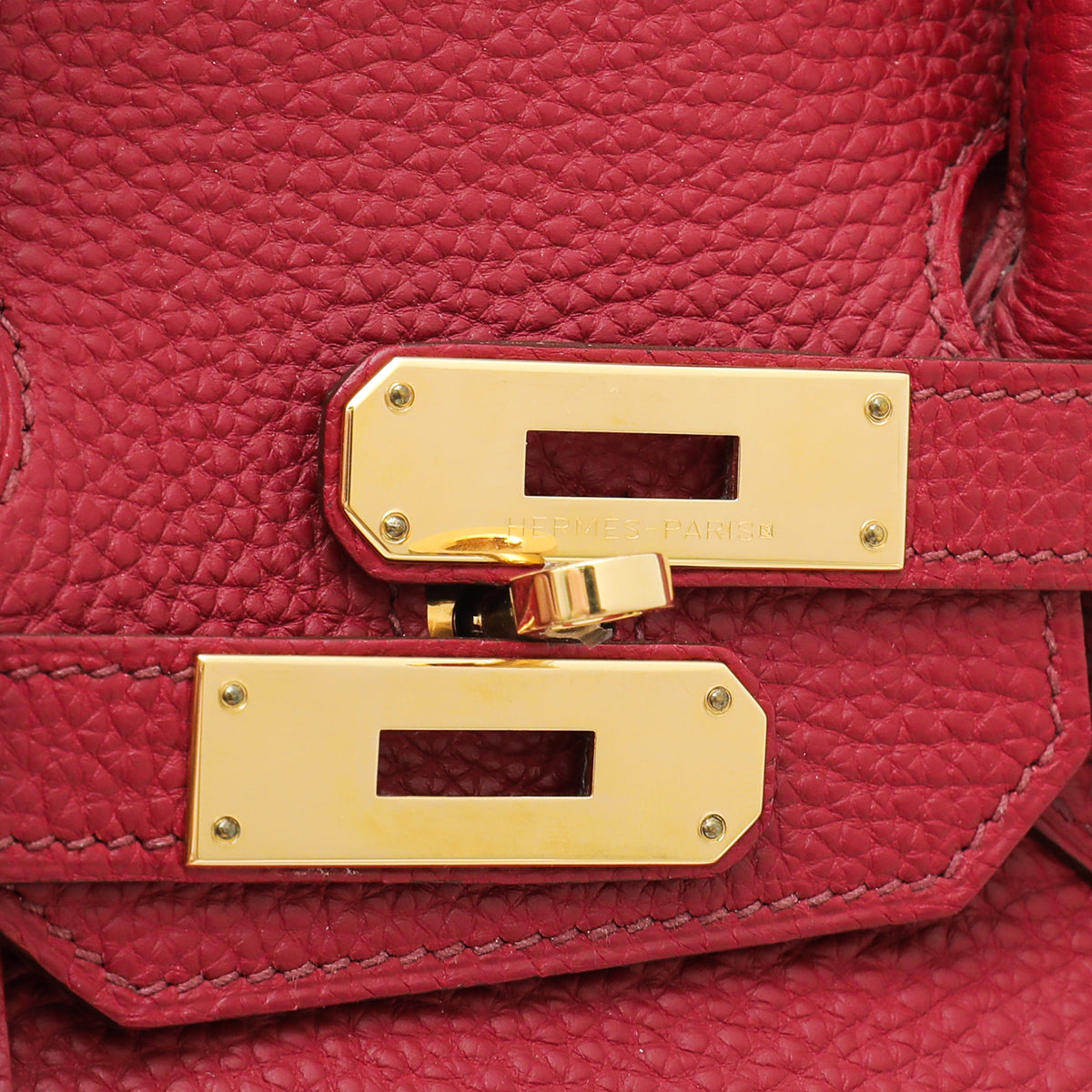 Hermes Rouge Vif Birkin 35 Bag