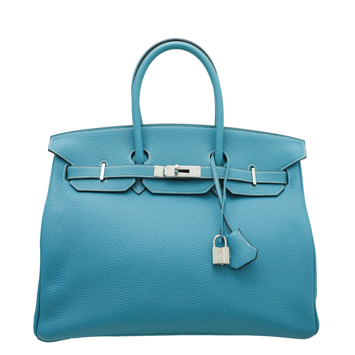 Hermes Blue Jeans Birkin 35 Bag