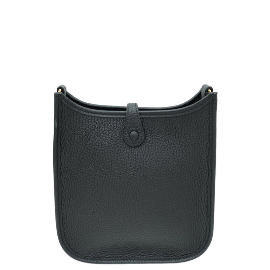 Hermes Noir Evelyne Mini 16 TPM Bag