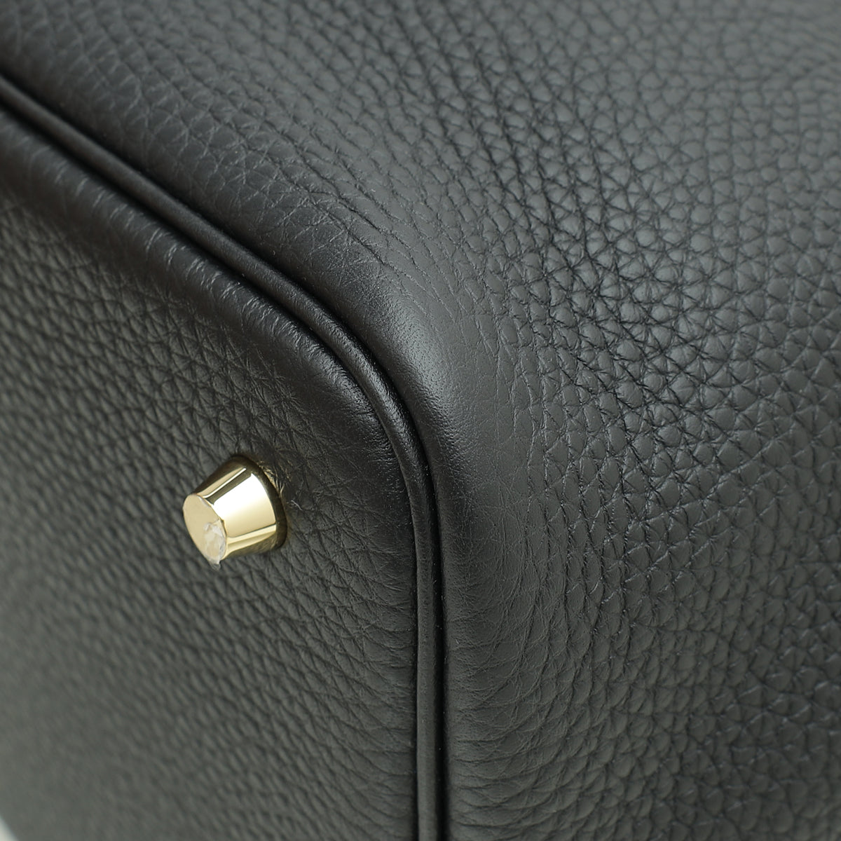 Hermes Noir Picotin Lock 22 Bag