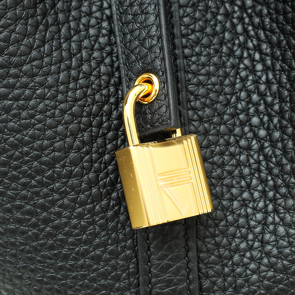 Hermes Noir Picotin Lock 22 Bag